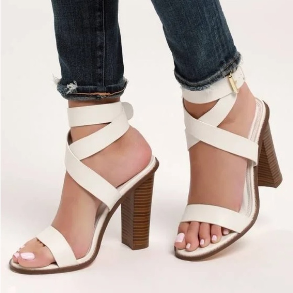Lulus Shelbie ankle strap heels